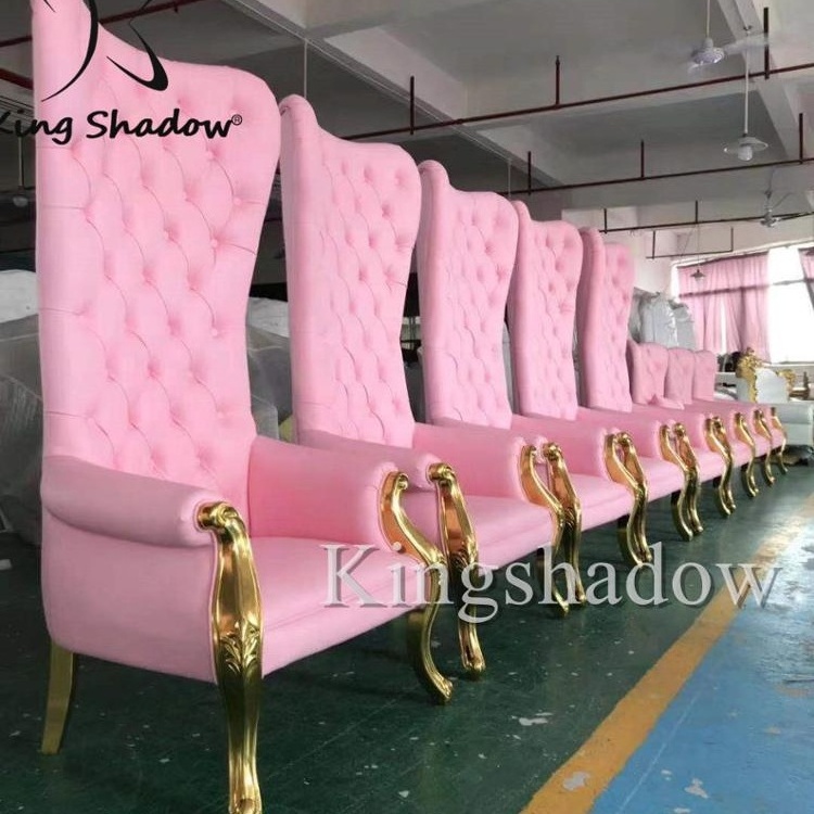 Luxury Throne Chair Pink Pedicure Spa Chairs Foot Tub Bowl Used Pedicure Chair Beauty Foot Spa Salon Modern Nail Salon Furniture