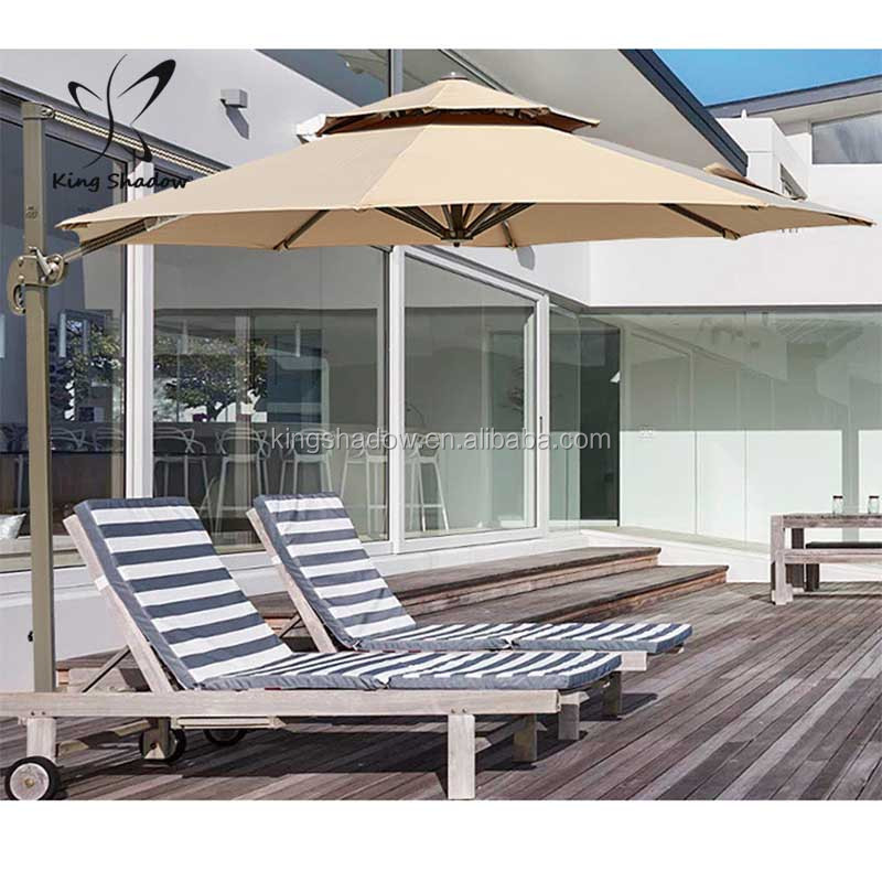 Display Outdoor Aluminum Parasol Sun Umbrella