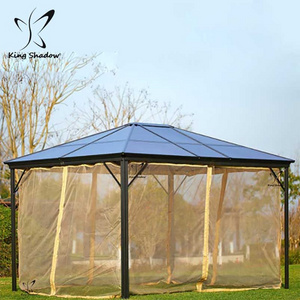 Outdoor furniture foldable garden gazebos pop up tent gazebo with curtains