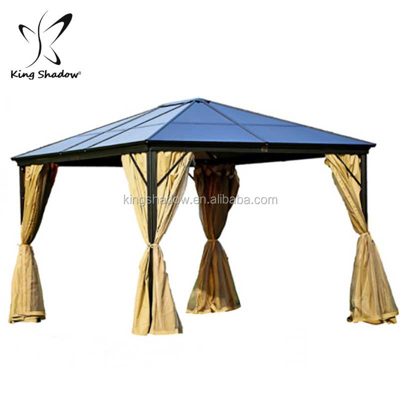 Outdoor furniture foldable garden gazebos pop up tent gazebo with curtains