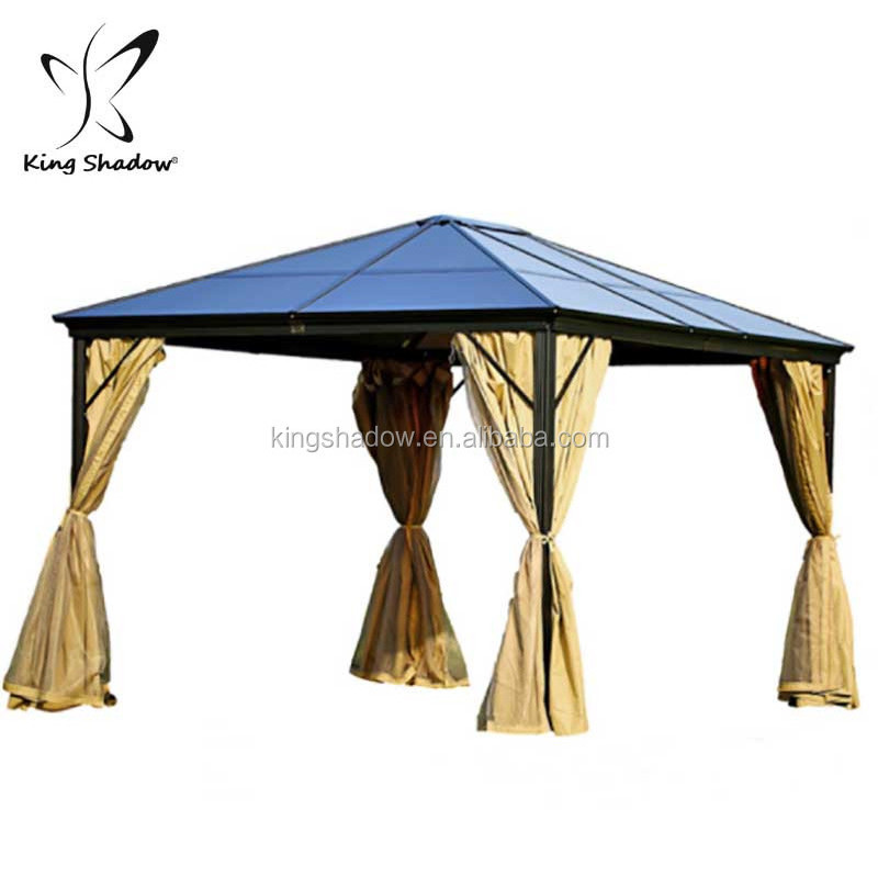 Outdoor furniture foldable garden gazebos pop up tent gazebo with curtains