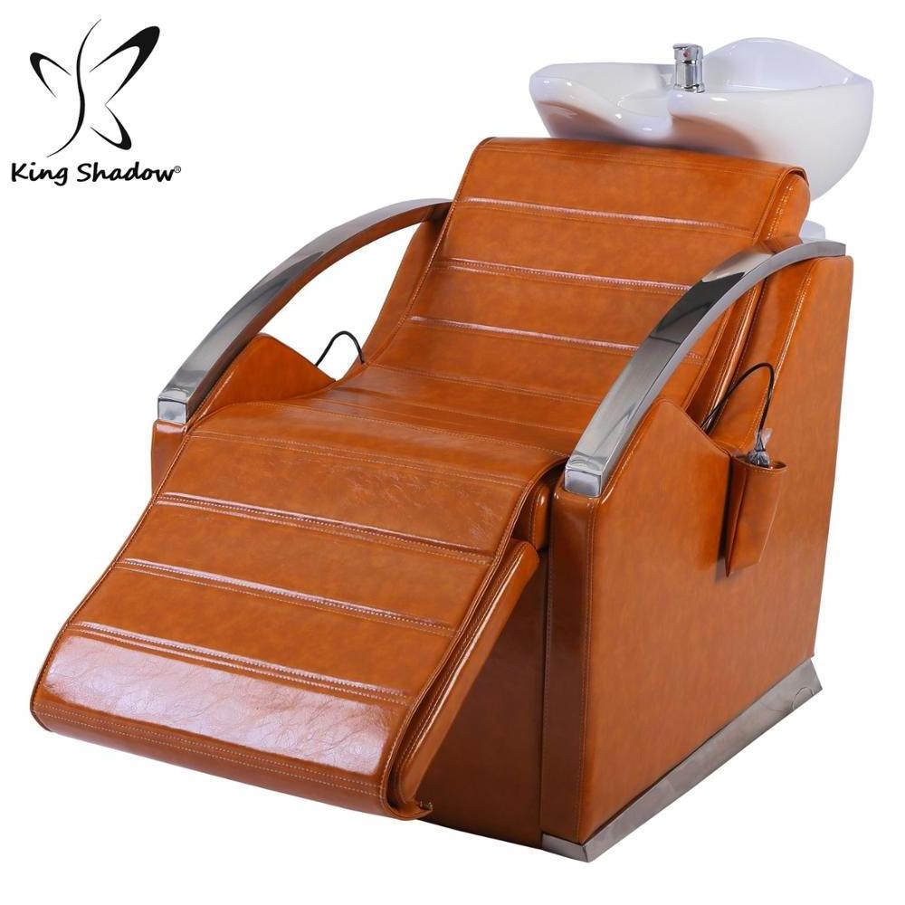 PVC leather electric shampoo chair backwash shampoo unit shampoo basin massage table