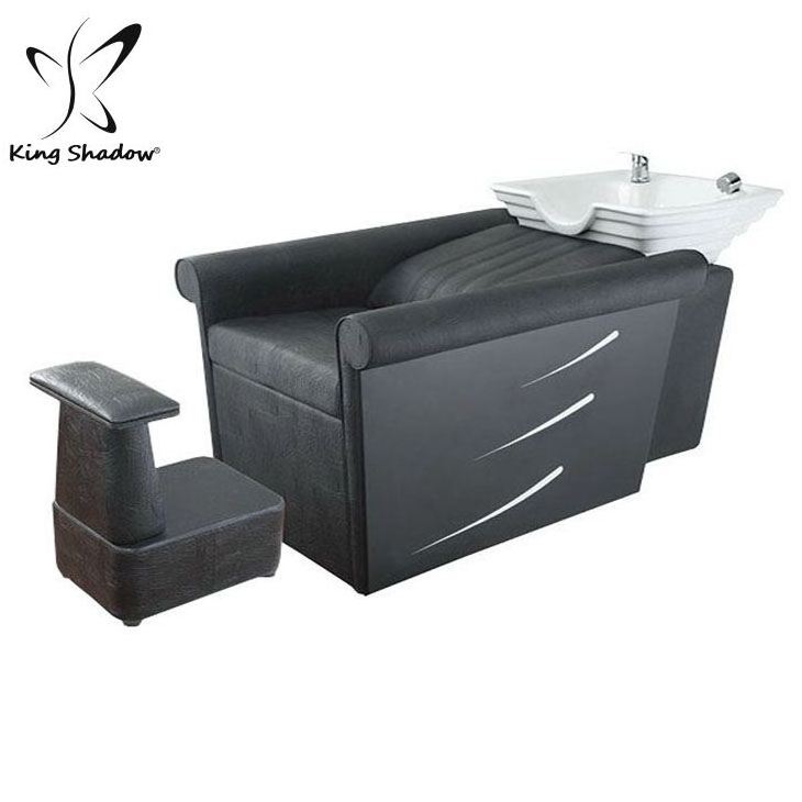 Salon set shampoo bowl portable hair wash bed shampoo station sink and chair