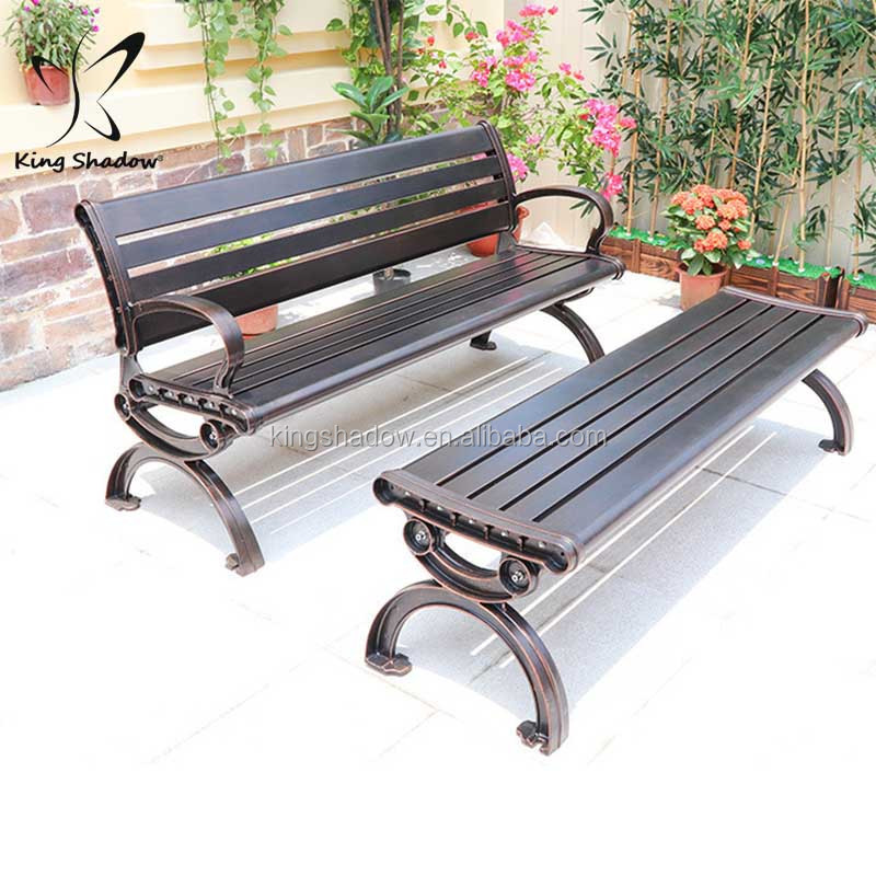 Kingshadow outdoor patio benches wooden outdoor garden bench