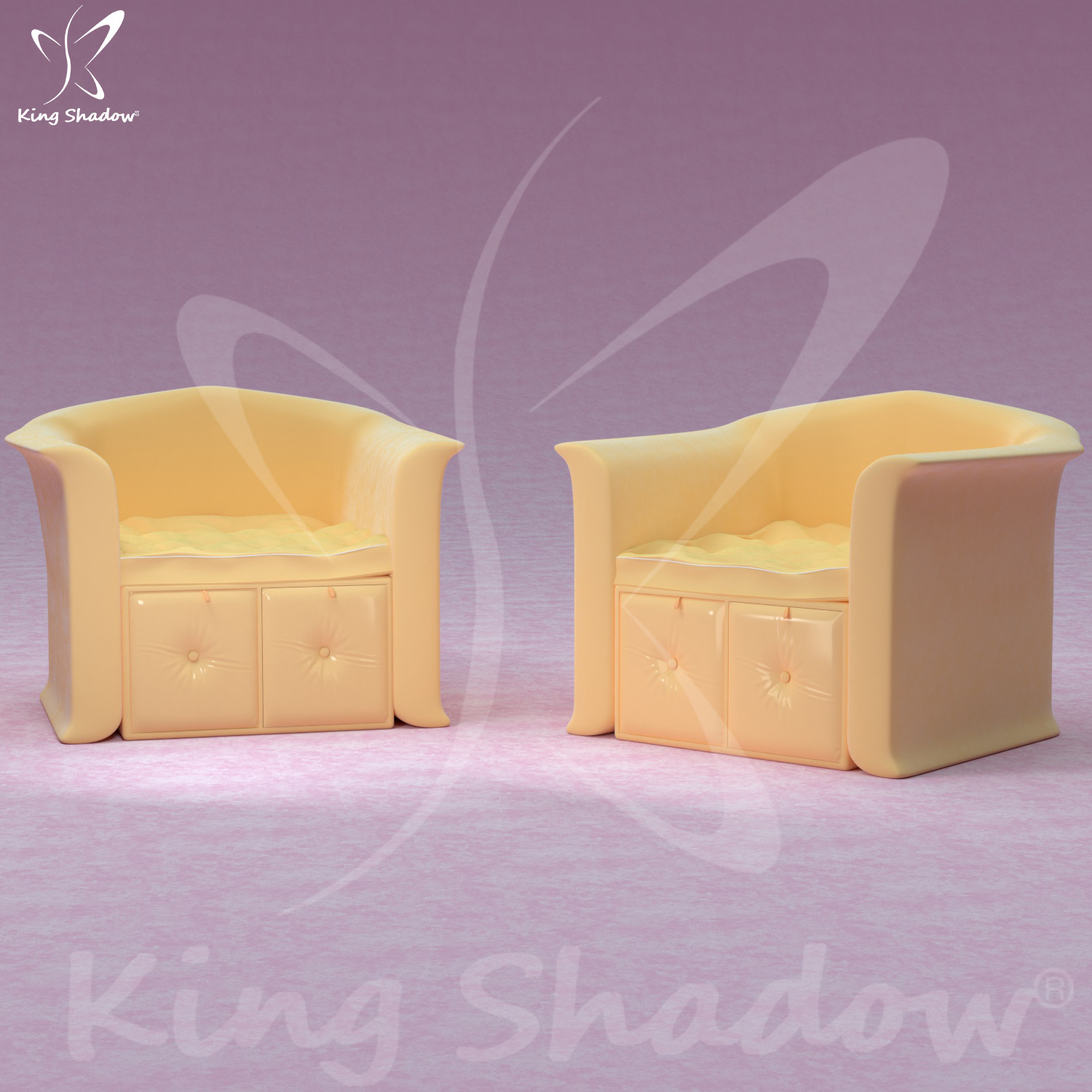 Kingshadow New Arrival Salon Beauty Nail Desk Manicure Luxury Modern Table Nails