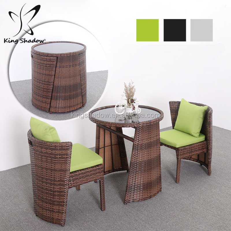 Wholesale manufacturer wicker rattan dining set table and chair outdoor furniture