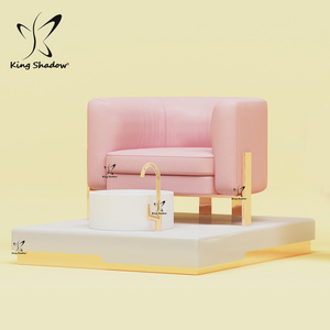 Queen Spa Chair Foot Spa Chair Used Pedicure Chairs for Sale Pedicure Station Luxury Beauty Salon Furniture Pink 110v / 220v