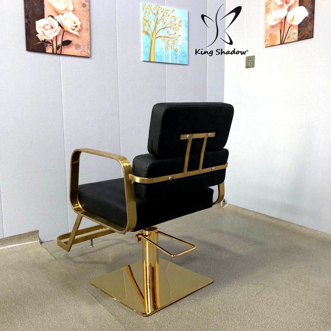 Popular Salon Furniture Cheap Styling Chairs Purple Salon Equipment And Furniture Barber Chair Gold Hairdressing Chairs