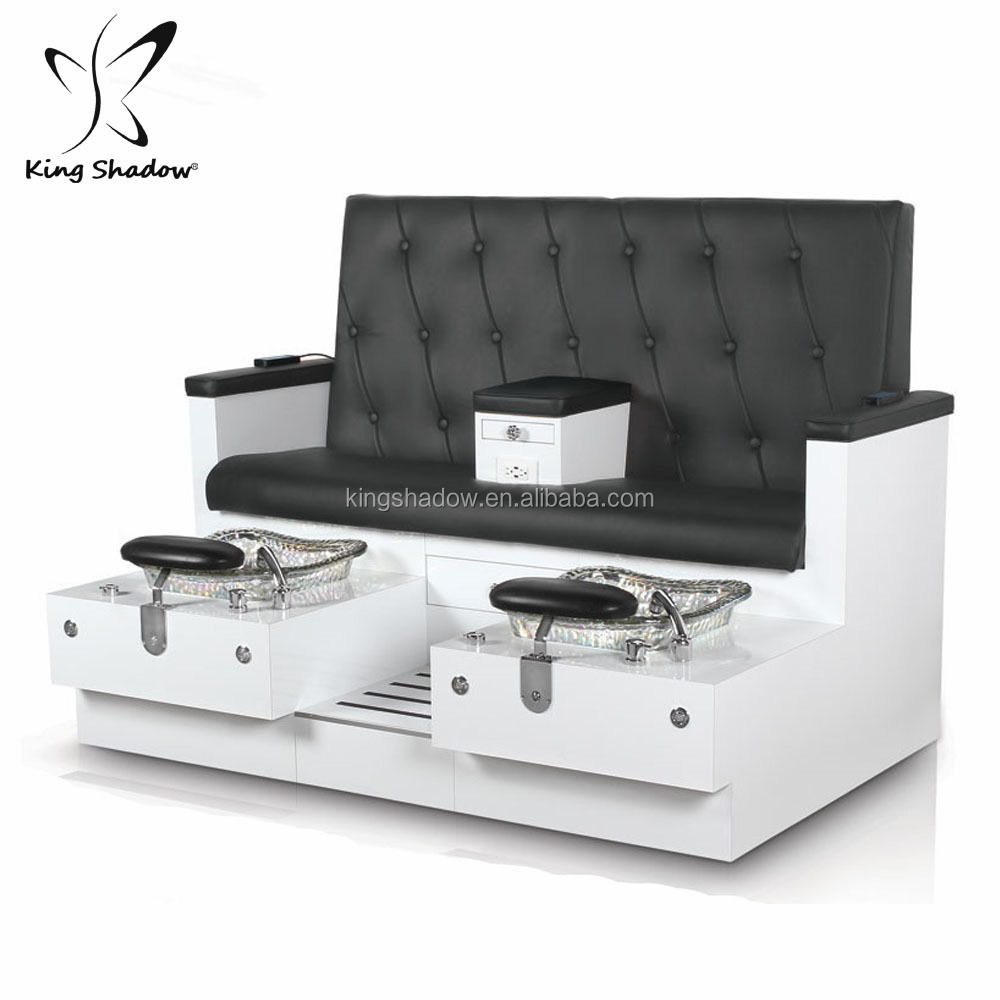 Luxury beauty salon furniture zero gravity t4 spa pedicure chairs with crystal bowl