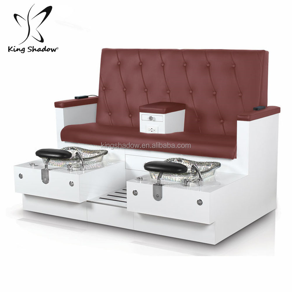 Luxury beauty salon furniture zero gravity t4 spa pedicure chairs with crystal bowl