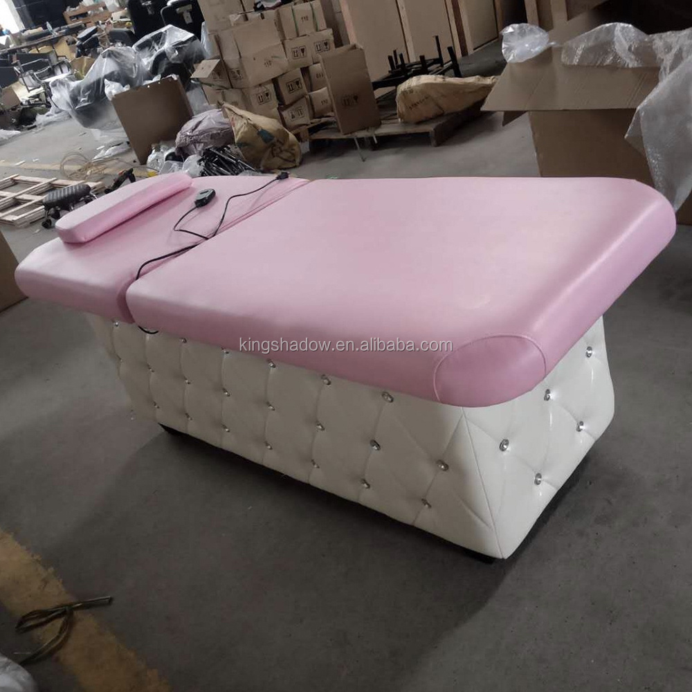 Modern beauty salon furniture pink lash bed facial spa chair portable massage table