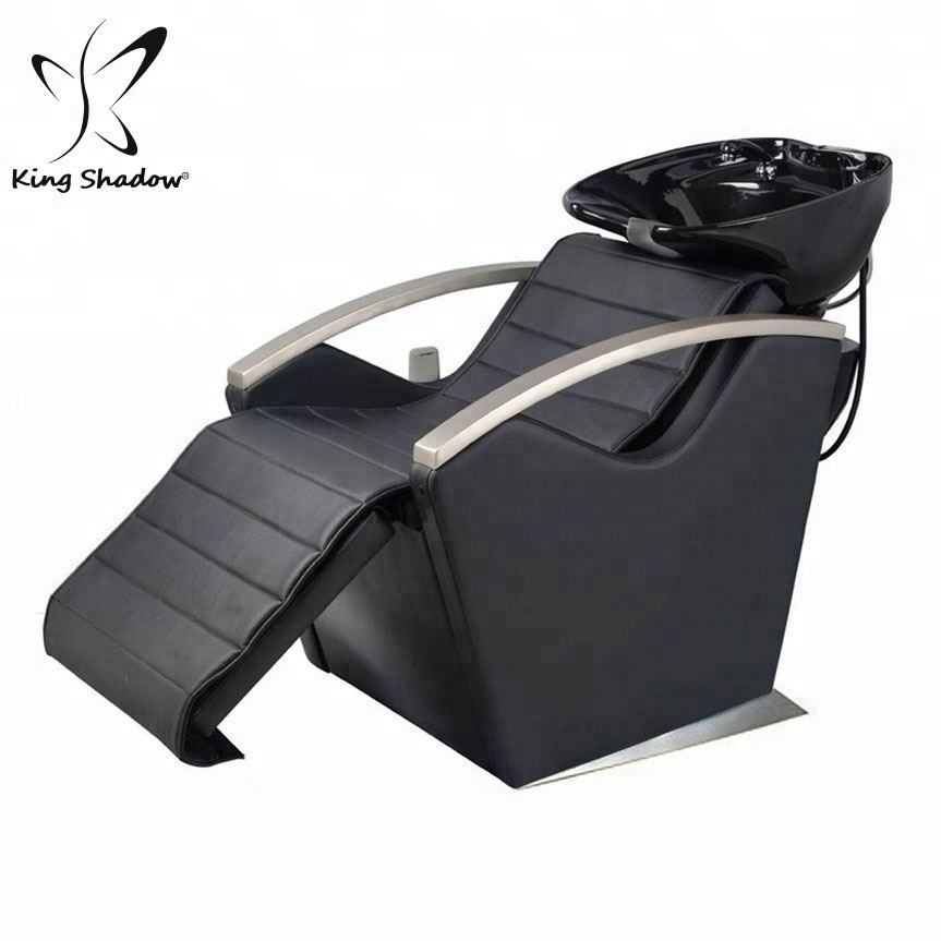 PVC leather electric shampoo chair backwash shampoo unit shampoo basin massage table