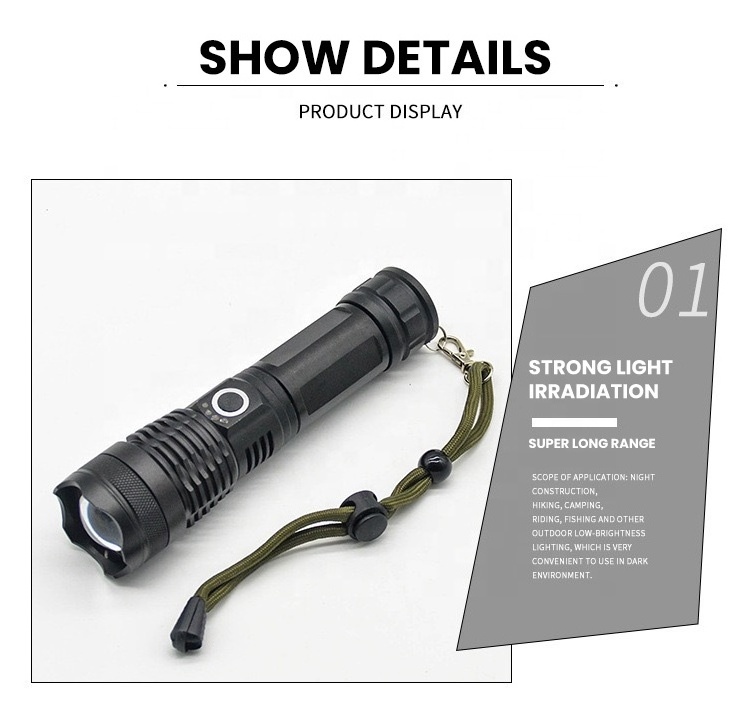 Waterproof Portable Rechargeable 3000m White Laser Long Range Led Tactical Lanterns Torch Light Flashlights