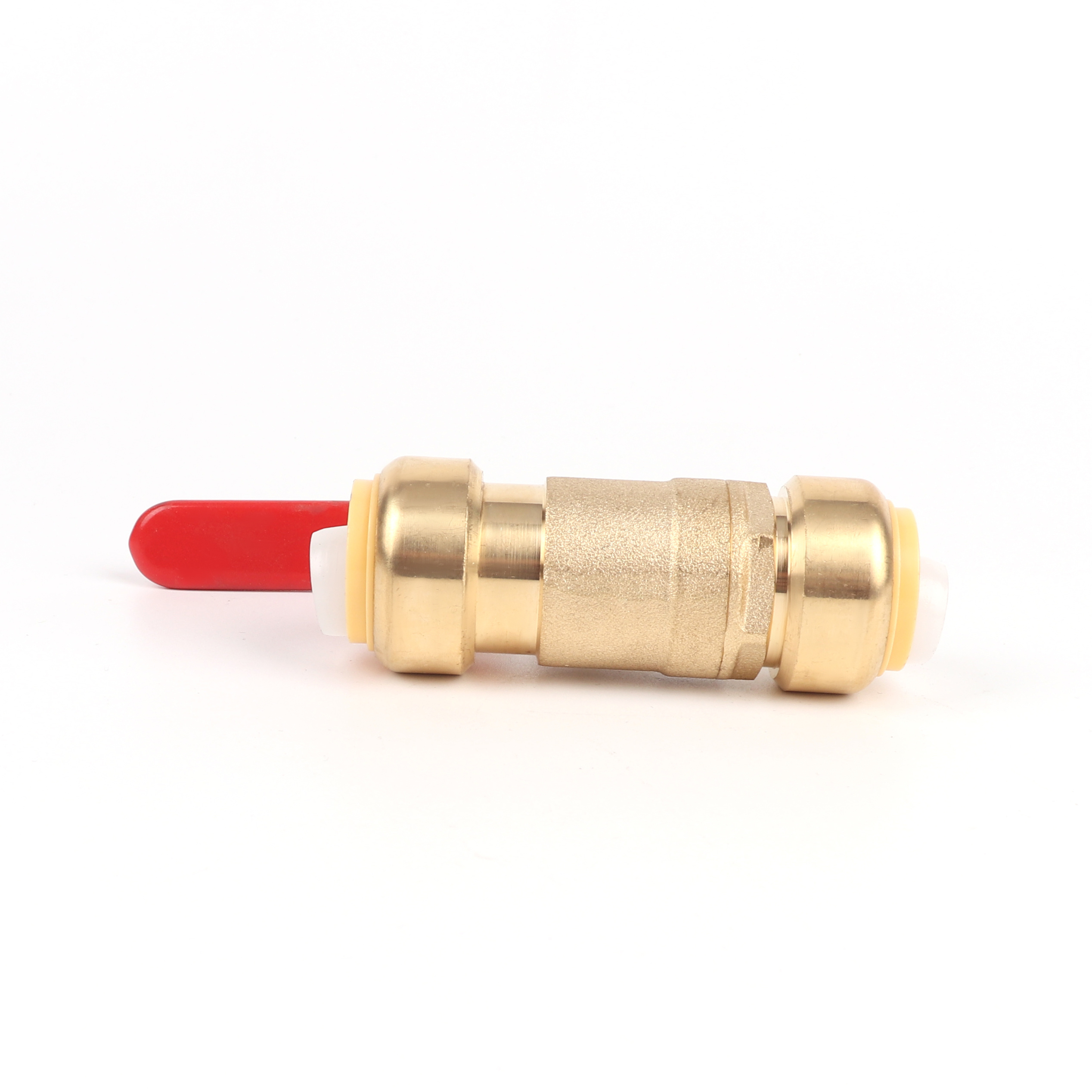 Lead free push fit valve brass quick push fit ball valves