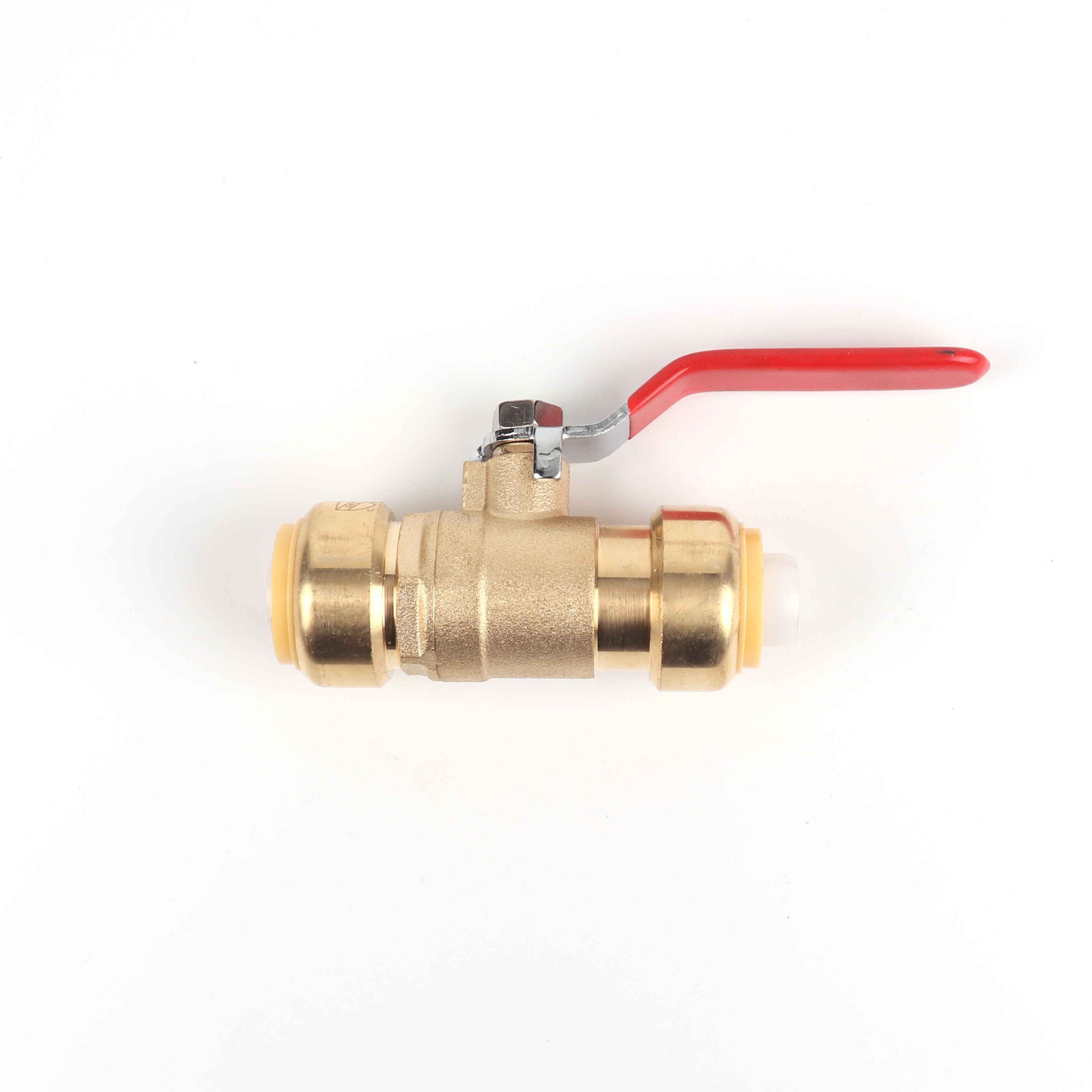 Lead free push fit valve brass quick push fit ball valves