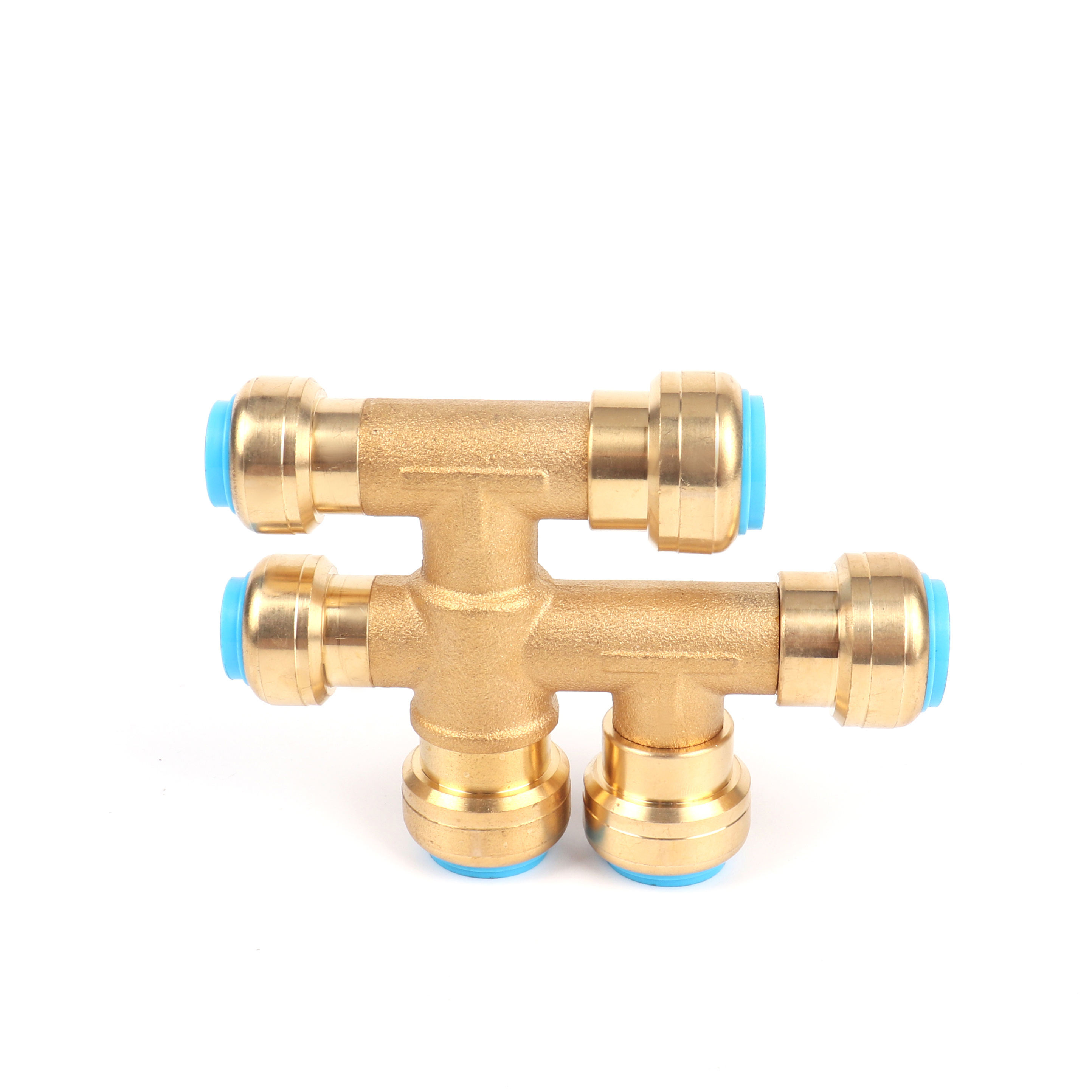 customized compression brass pipe fitting metal stainless steel sleeve fitting accessories