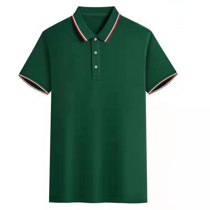 Summer Short Sleeve T Shirts Men 2022 Fashion Blue Green Red White Business Casual Polo Shirt Men's Tops Plus Size 3XL 4XL