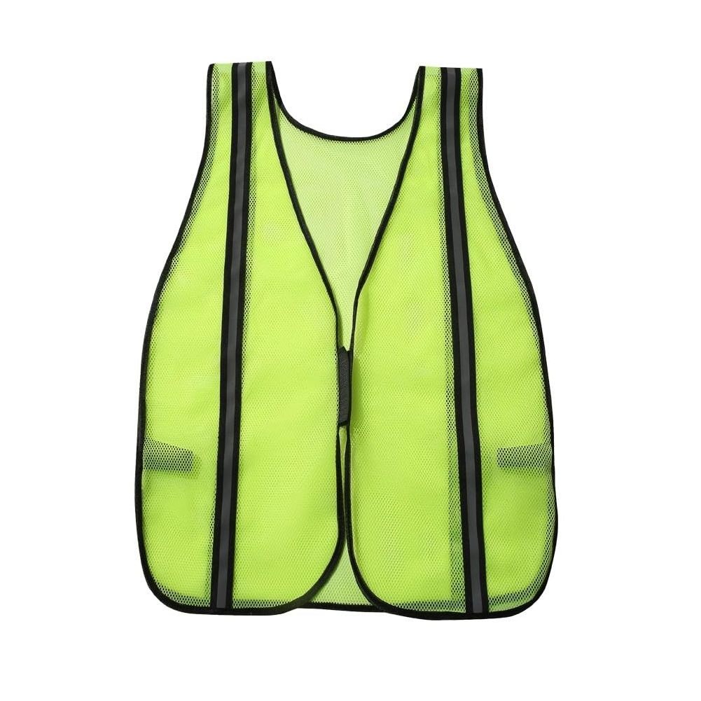 Factory Wholesale Customized 100%Polyester Mesh Breathable Quick-drying Reflective Safety Work Uniform Vest for Men and Women