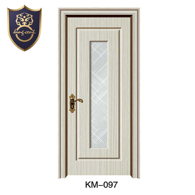 PVC Wooden Doors for Houses Interior Swing Wood Door Sets Waterproof Latest New Design Pictures Frame