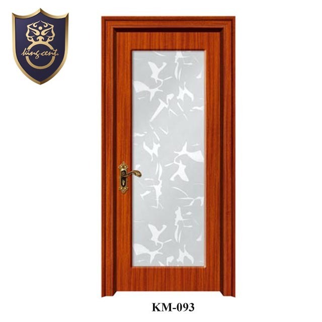 PVC Wooden Doors for Houses Interior Swing Wood Door Sets Waterproof Latest New Design Pictures Frame