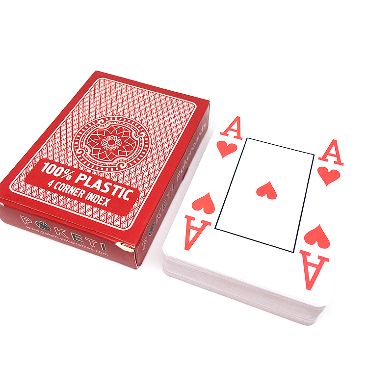 Custom Four 4 Corner Jumbo Index Playing Cards Poker