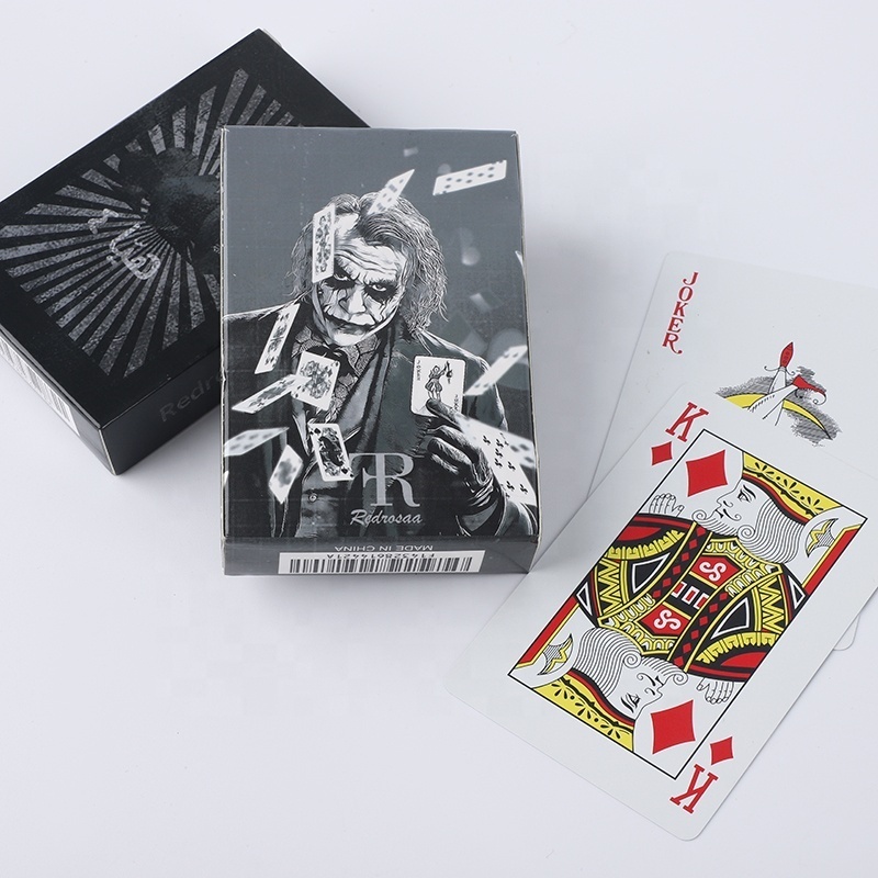 Custom professional thickness plastic pvc material water proof poker playing cards