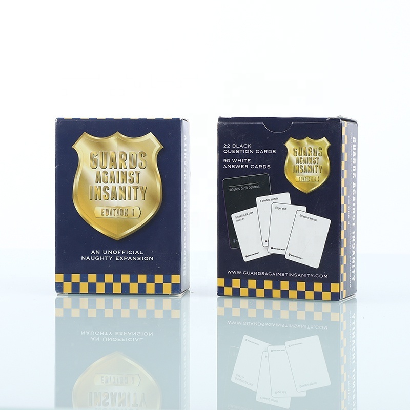 Professional Good Casino Magic Deck Cards Black Core Paper Barcode Playing Cards Printing