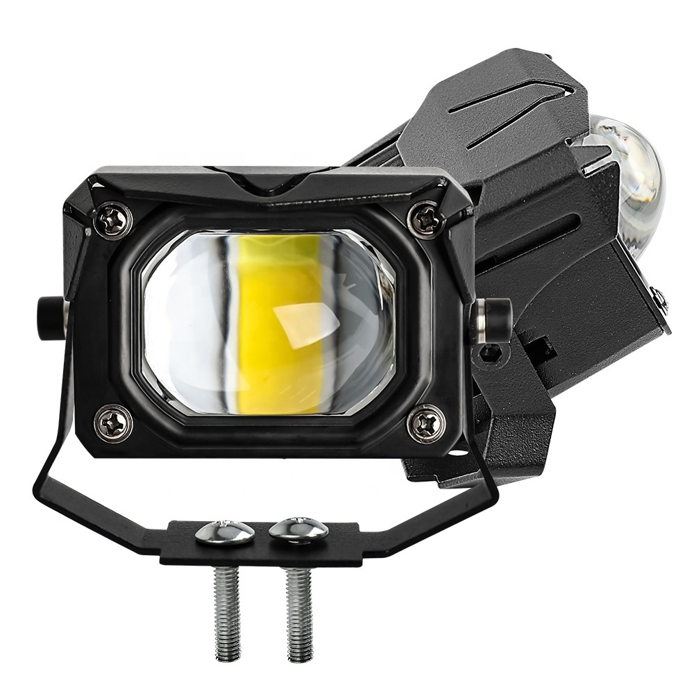 Led Lights For Motorcycle 18w Headlight Spotlight Led Fog Driving Lights High Low Beam Auxiliary Light For Truck Scooter Bike