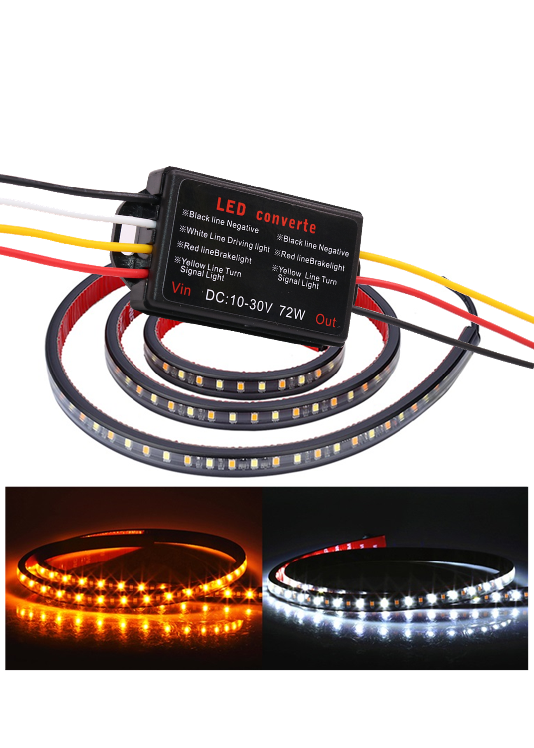 Shadow Led Decoration Light Strip Protector Car Door Opening Warning Light Car Door Light For Car