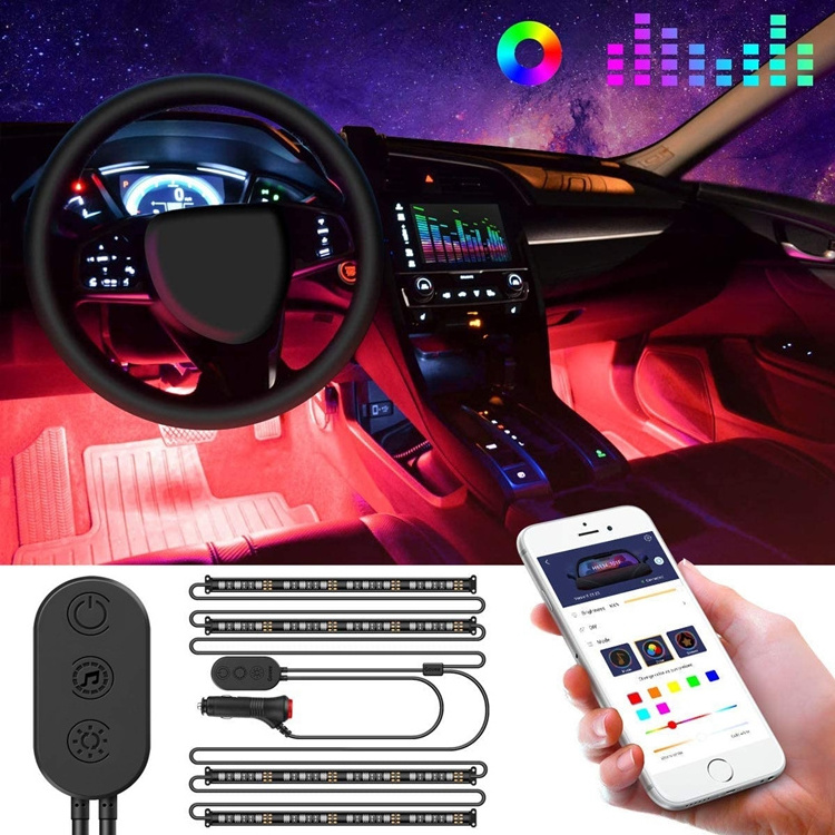 New Arrival Universal Decoration Ambient Auto Lighting System Usb Strip Car Led Light Interior