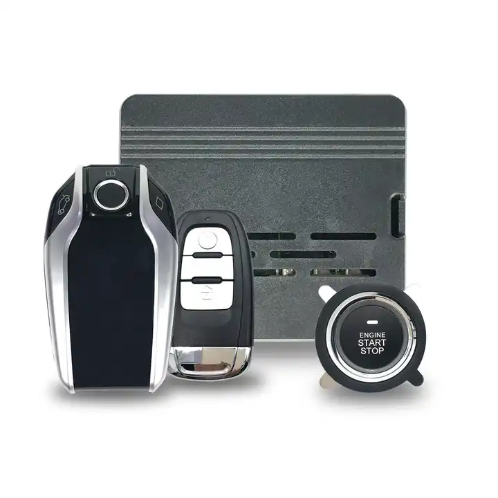 Smart LCD Key Car Alarms with Remote Start and Keyless Entry PKE for Easy Start Stop Control