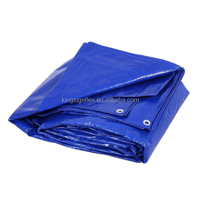 Heavy Duty Waterproof PVC Tarpaulin High Durability Construction, Rain Shelter, Outdoor Cover, Camping Use