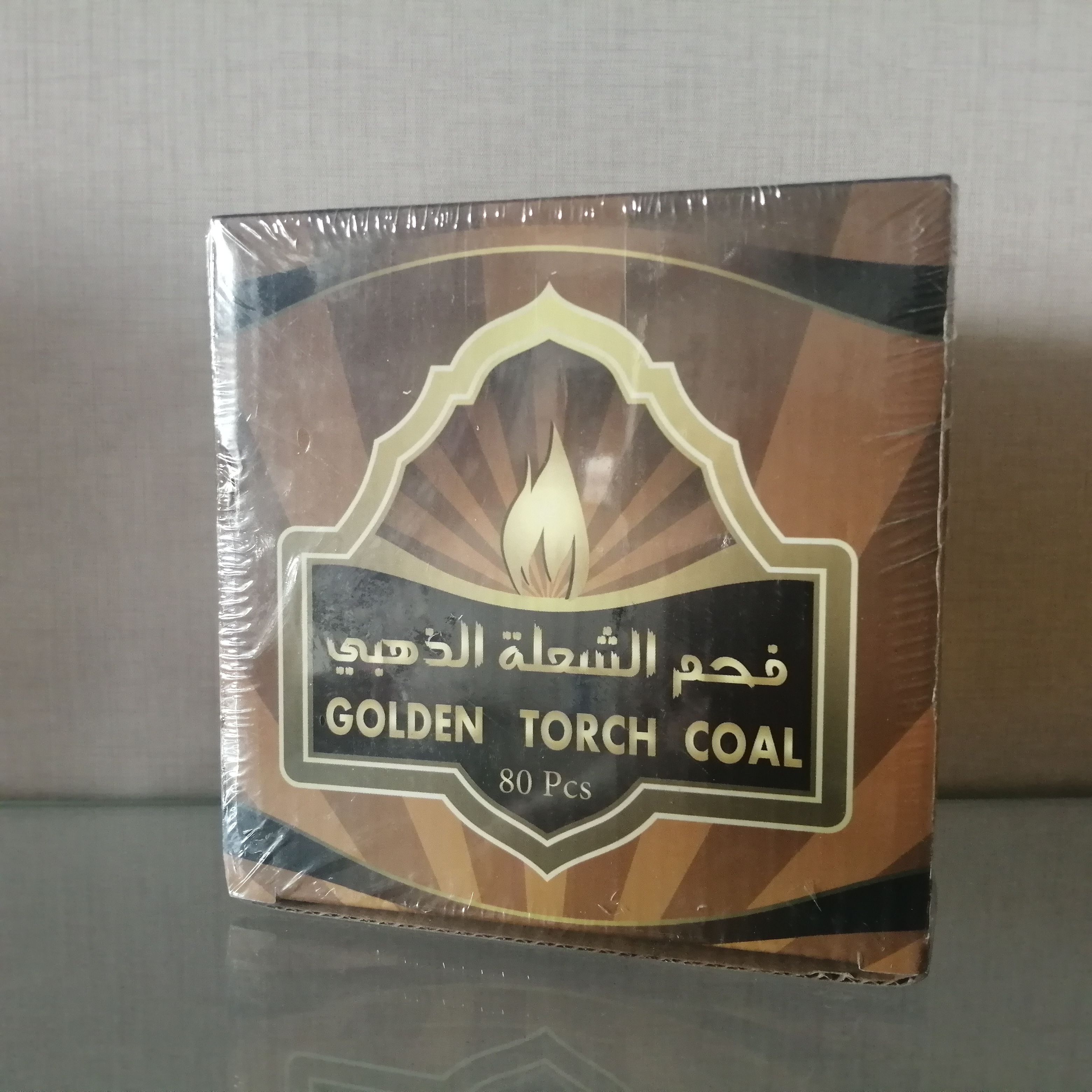 33mm Shisha Charcoal incense gold black colorful hookah Quick wood Lighting Golden Torch Coal