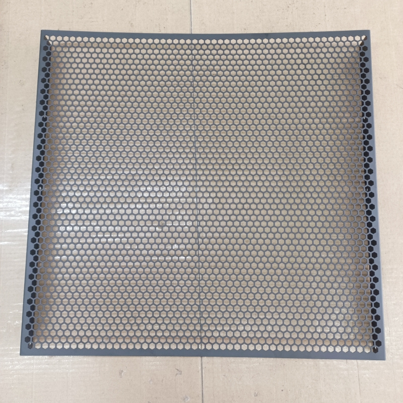 Oem Factory Black Mesh Accessories Metal Speaker Grille Covers Perforated Metal Cabinets Metal Mesh For Speaker Grille