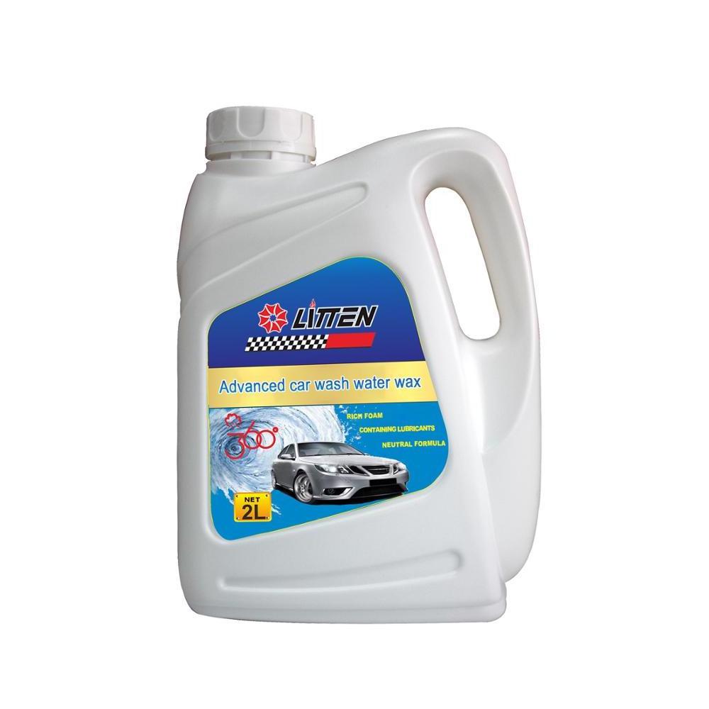 Car wash shampoo with wax