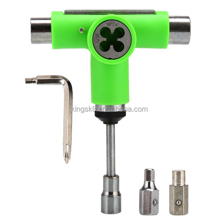 Multi-Function Skateboard Repair Tools T-Sd Electric Wheel Wrench Semi-Automatic Accessories for Four-Wheel for Adults