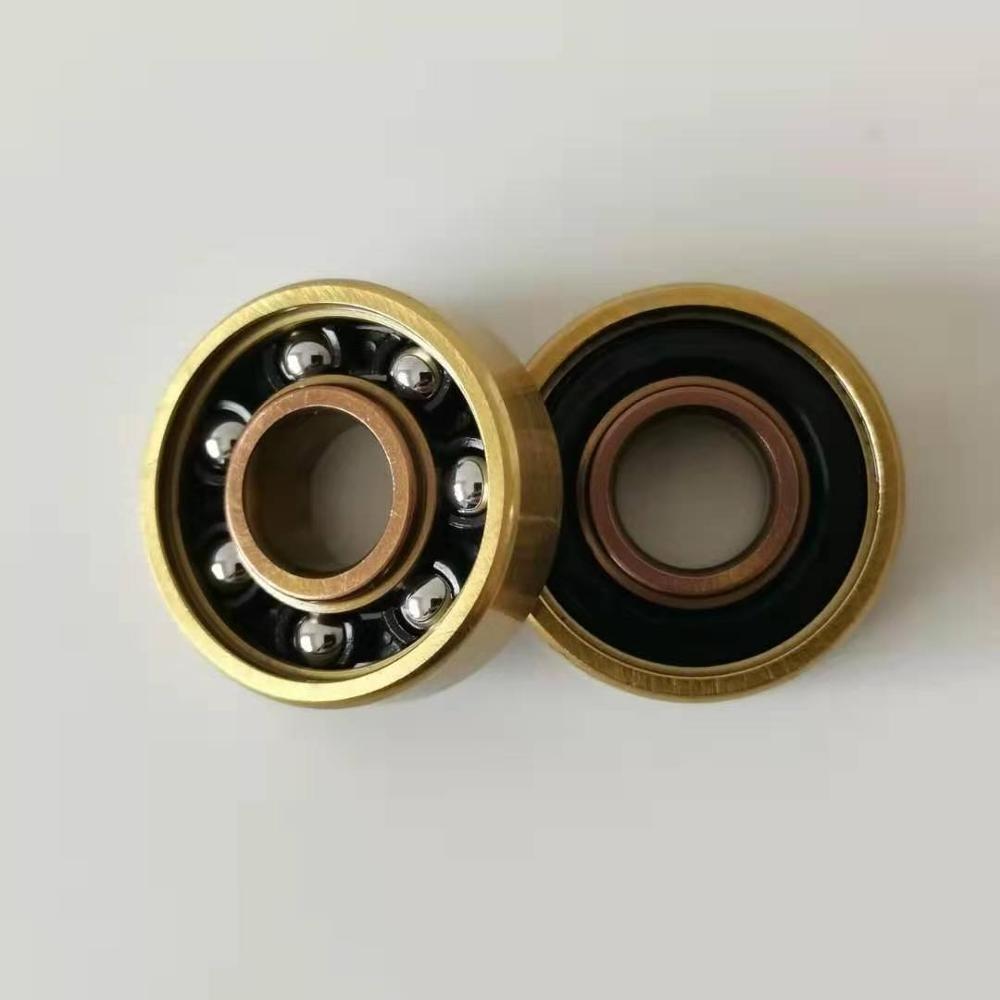 Good Performance Mixed Color Gold-RoseGold Titanium Single Row 608 Deep Groove Linear Ball Bearing