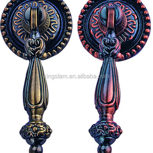 Metal Kitchen Cabinet Pulls and Knobs , Drawer Knobs Antique Design Red Bronze Bedroom Office Bathroom Dresser The Kitchen