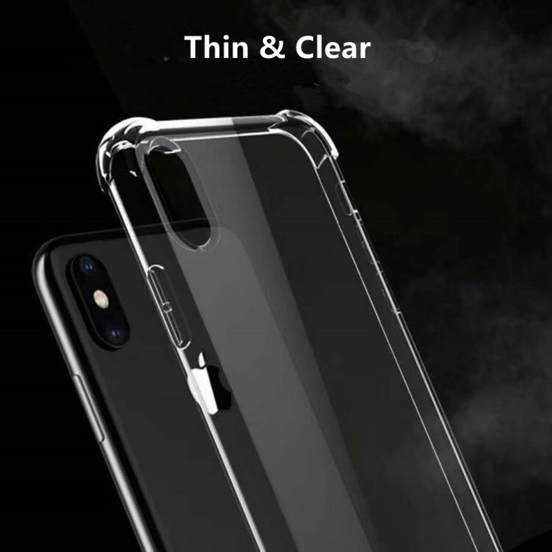 for iPhone 7PLUS 8PLUS hot sales covers case transparent anti shock cell phone accessories for wholesales