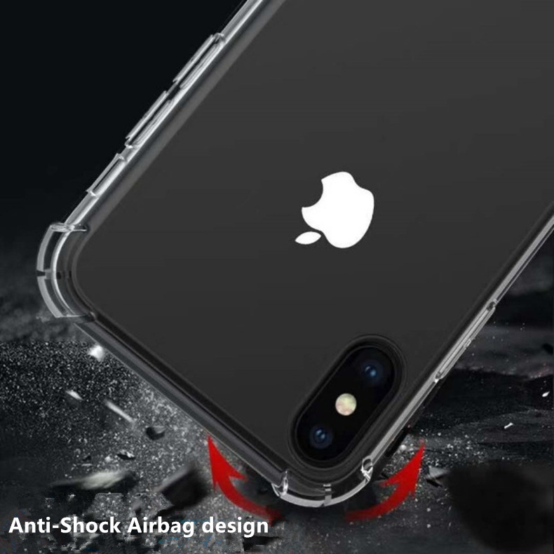 for iPhone 7PLUS 8PLUS hot sales covers case transparent anti shock cell phone accessories for wholesales