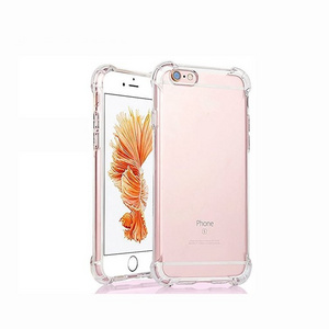 for iPhone 7PLUS 8PLUS hot sales covers case transparent anti shock cell phone accessories for wholesales