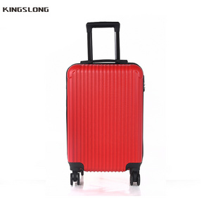 Kingslong Light weight Large capacity Travel PC luggage trolley cases suitcase with lock outdoor business set luggage suitcase