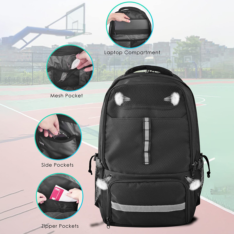 Youth Football Team Club Bagpack Gym Train Sports Soccer Basket Ball Game Bag Backpack With Shoes Compartment