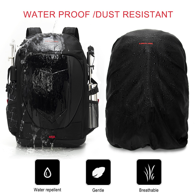 Hot Sale Custom Outdoor Sport Waterproof Hiking Survival Bag Black Camouflage Hunting Tactical Backpack with USB charging