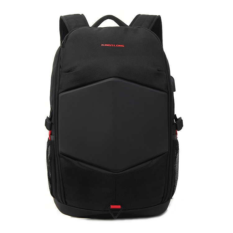 China Manufacturer Waterproof Black Large Capacity Computer Laptop Bag Backpack For Man