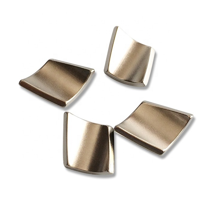 Customized Arc Neodymium Magnet N35SH Permanent NdFeB Magnet Use For Motors