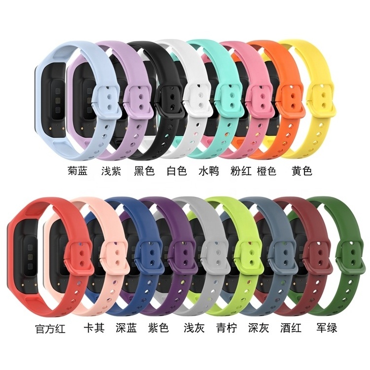 Hot Style Official Style Silicone Strap For Samsung Galaxy Fit 2 SM-R220 Smartwatch rubber band