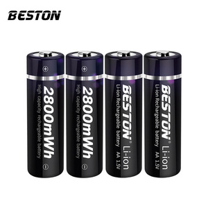 BESTON  1.5v li-ion lithium AA 2800mWh rechargeable battery for MP3/Camera/microphone