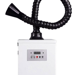 150W Soldering Extractor Smoke Suction Unit Active Carbon HEPA Filter