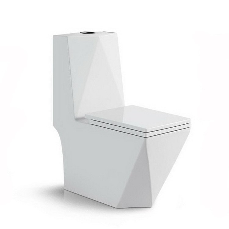 HB-1351 Big size diamond design toilet with quick-release seat cover